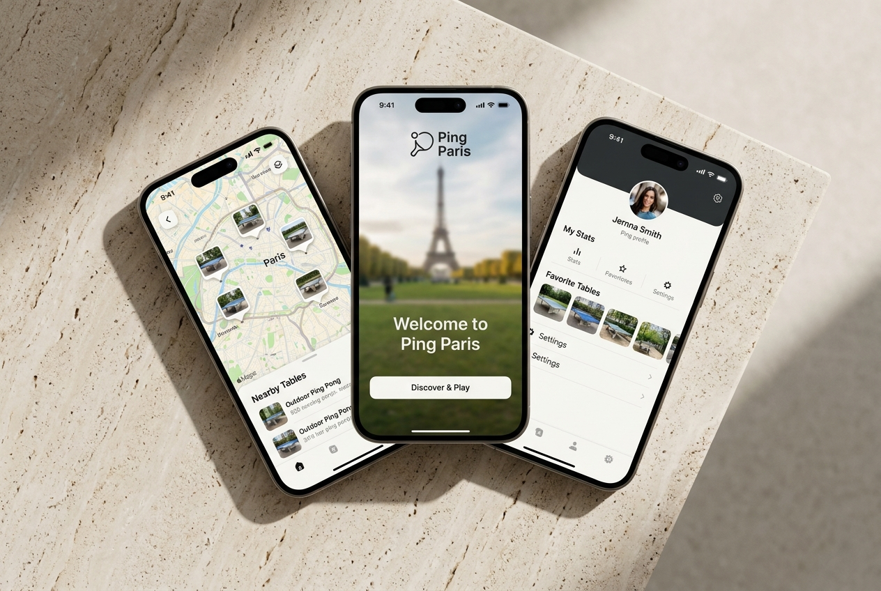 Ping Paris app prototype